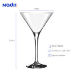 Copa nadir windsor martini 8.5 oz./ 250 ml. #7228 set x 6 und. - Imagen 2