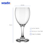 Copa nadir windsor vino blanco 6.5 oz./ 200 ml. #7428 set x 12 und. - Imagen 2