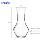 Decanter nadir malbec 950 ml. #8139 set x 12 und. - Imagen 2