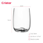 Vaso cristar agua rocks 12 oz./ 365 ml #0765al24 set x 24 und. - Imagen 2