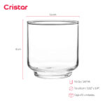 Vaso cristar av liso alegro rocks 9.5 oz./ 287 ml. #2866al set x 72 und. - Imagen 2