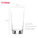 Vaso cristar av liso niza bebidas 12 oz./ 351 ml. #0615al set x 36 und. - Imagen 2