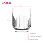Vaso cristar barcelona rocks 12 oz./ 365 ml. #0927al24 set x 24 und. - Imagen 2