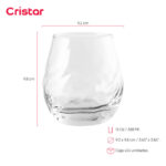 Vaso cristar fuego rocks 13 oz./ 388 ml. #0769al24 set x 24 und. - Imagen 2