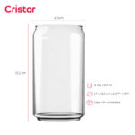 Vaso cristar lata 12 oz./ 351 ml. #0919al24 set x 24 und. - Imagen 2