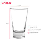 Vaso cristar liso london bebida 13.5 oz./ 394 ml. #0381al set x 48 und. - Imagen 2