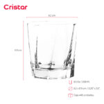 Vaso cristar liso mozart rock 8.5 oz./ 258 ml. #0095al set x 48 und. - Imagen 2