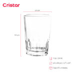 Vaso cristar liso nova jugo 7 oz./ 211 ml. #0258al set x 72 und. - Imagen 2