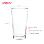 Vaso cristar liso optico 11.5 oz./ 333 ml. #0292al set x 48 und. - Imagen 2
