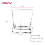Vaso cristar liso vivaldi rocks 8.25 oz./ 250 ml. #0105al set x 48 und. - Imagen 2
