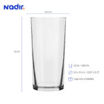 Vaso nadir cylinder bebidas 10 oz./ 300 ml. #7700 set x 24 und. - Imagen 2