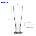 Vaso nadir tulipa cerveza 10 oz./ 300 ml. #7715 set x 12 und. - Imagen 2