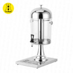 Dispensador alcosa para jugo de 8 lt. cabeza plateado X23688P
