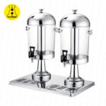 Dispensador alcosa de jugo doble 8 lt. cada tolva X23688PX2