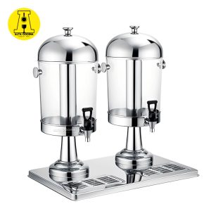 Dispensador Alcosa de Jugo Doble 8 Lt. Cada Tolva X23688PX2