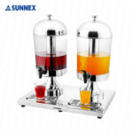 Dispensador sunnex de bebidas 8 lt. x 2 tolvas X23688TX2