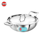 Cacerola Hawkins Acero Inox. 28 cm de 3.5 Lt con Asas Psk 35s