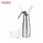 Sifón chef máster para crema batida 0.5 l. de aluminio 90076