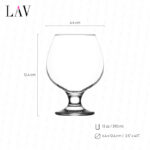 Copa LAV misket brandy 390 ml. / 13 oz. set x 6 und. - Imagen 3
