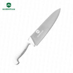 Cuchillo Karpatian Profesional 8" Mango Blanco Acero al Carbono 440c