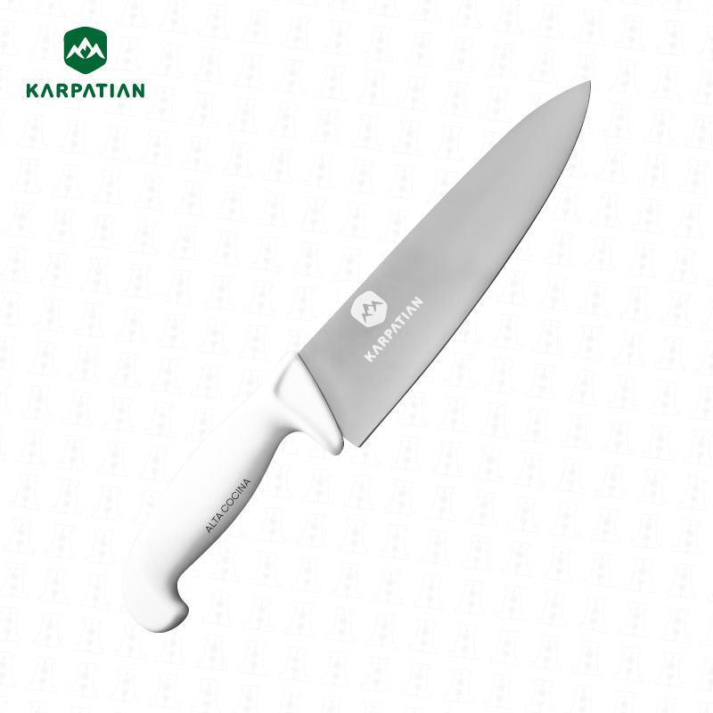 Cuchillo-Karpatian-Profesional-8-Mango-Blanco-Acero-al-Carbono-440c Cuchillo Karpatian Profesional 8" Mango Blanco Acero al Carbono 440c - Imagen 1