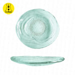 Plato de Vidrio Alcosa Ostra Semi Profundo Ø 27 cm Transparente