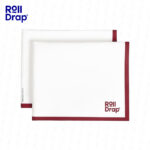 Rollo Roll Drap de 10 Paños Multiusos Rojo/ Blanco 100% Algodón