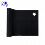 Rollo Roll Drap de 12 Paños Cubidrap Lito Negro 100% Algodón