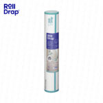 Rollo Roll Drap de 8 Paños Copas y Cubiertos Blanco/ Celeste 100% Algodón - Imagen 2