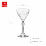 Copa bormioli rocco america ’20s nick & nora 4.75 oz. #122145 - Imagen 3