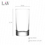 Vaso LAV ada schnapps 150 ml. / 5 oz. set x 6 und. - Imagen 3