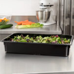 Bandeja cambro de policarbonato color negro 1/1 x 4" 14CW-110 - Imagen 2