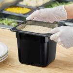 Bandeja cambro de policarbonato color negro 1/6 x 6" 66CW-110 - Imagen 2
