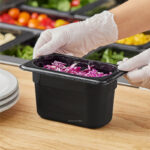 Bandeja cambro de policarbonato color negro 1/9 x 4" 94CW-110 - Imagen 2
