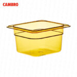 Bandeja cambro de policarbonato alta temperatura 1/6 x 4” 64HP-150
