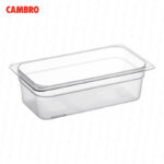 Bandeja cambro de polipropileno translucido 1/3 x 4” 34PP-190