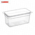 Bandeja cambro de polipropileno translucido 1/3 x 6” 36PP-190
