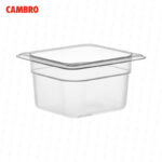 Bandeja cambro de polipropileno translucido 1/6 x 4” 64PP-190