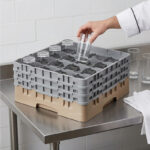 Camrack cambro 16 compartimientos para vasos y copas con 5 extensiones 16S638-184 - Imagen 2