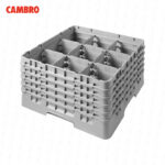 Camrack cambro 9 compartimientos para vasos y copas 9S958-151