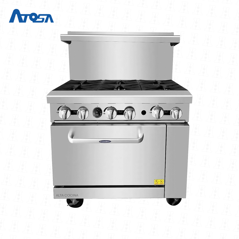 Cocina-atosa-de-6-quemadores-con-horno-AGR-6B-36 Cocina atosa de 6 quemadores con horno AGR-6B-36 - Imagen 1