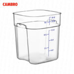 Contenedor cambro freshpro 18 qt de policarbonato 17.2 lt. 18SFSPROCW-135