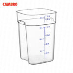 Contenedor cambro freshpro 22 qt de policarbonato 20.8 lt. 22SFSPROCW-135