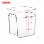Contenedor cambro freshpro 8 qt de policarbonato 7.6 lt. 8SFSPROCW-135