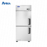 Refrigerador atosa vertical de 2 medias puertas MBF8010GRL