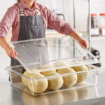 Tapa cambro de policarbonato plana para cajas camwear 1826CCW-135 - Imagen 2
