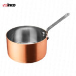 Mini cacerola winco chapada en cobre DCWA-204C