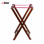 Porta bandeja winco de servicio madera nogal TR-33W